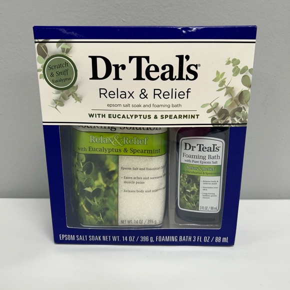 Dr. Teal's Relax and Relief Epsom Salt and Foaming Bath Set - Picture 1 of 2